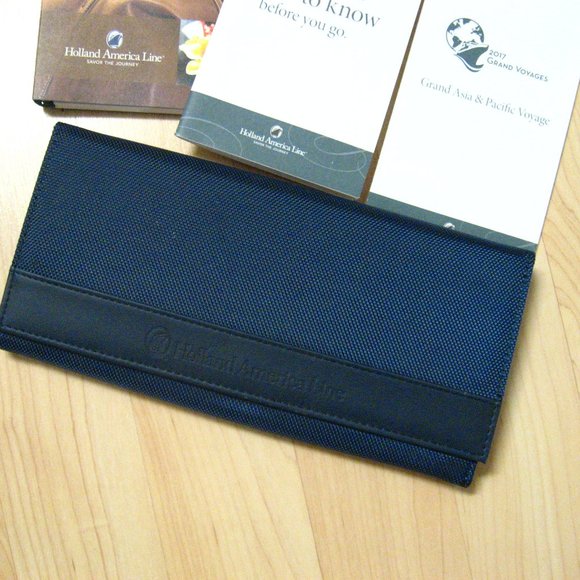 Holland America Cruise Line Blue Ticket Wallet - Picture 9 of 10